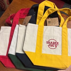 Trader Joe's Canvas Tote Bag - Yellow